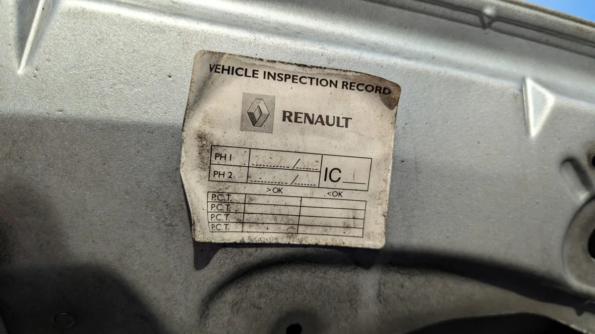 18 - 2010 Renault Modus in British junkyard - photo by Murilee Martin