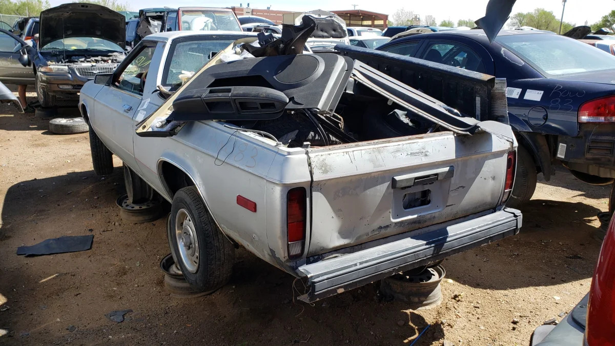 30 - 1983 Plymouth Scamp in Colorado Junkyard - photo by Murilee Martin