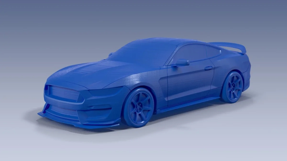 3D printed Ford Shelby GT350