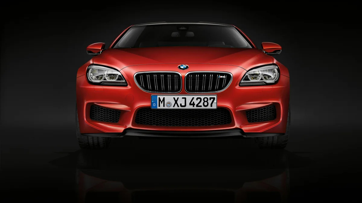 2016 BMW M6 with Competition Package red front