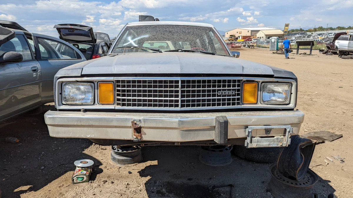 30 - 1979 Ford Fairmont Station Wagon in Colorado junkyard - Photo by Murilee Martin