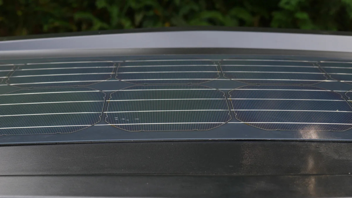 Yakima CBX solar panel close up