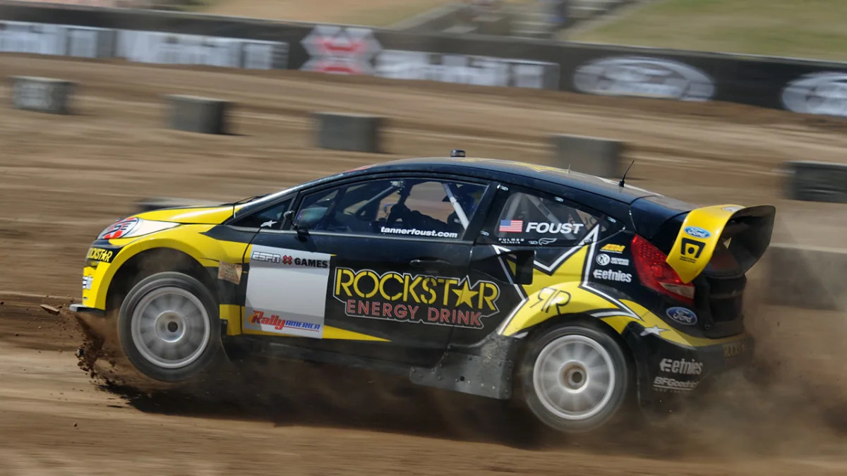 Tanner Foust's Ford Fiesta at X Games 16