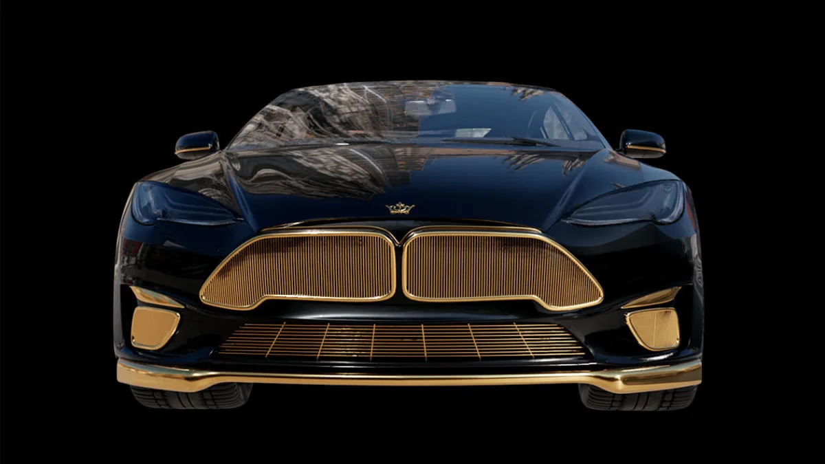 Caviar Tesla front