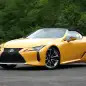 2021 Lexus LC 500 Convertible roof up front 34