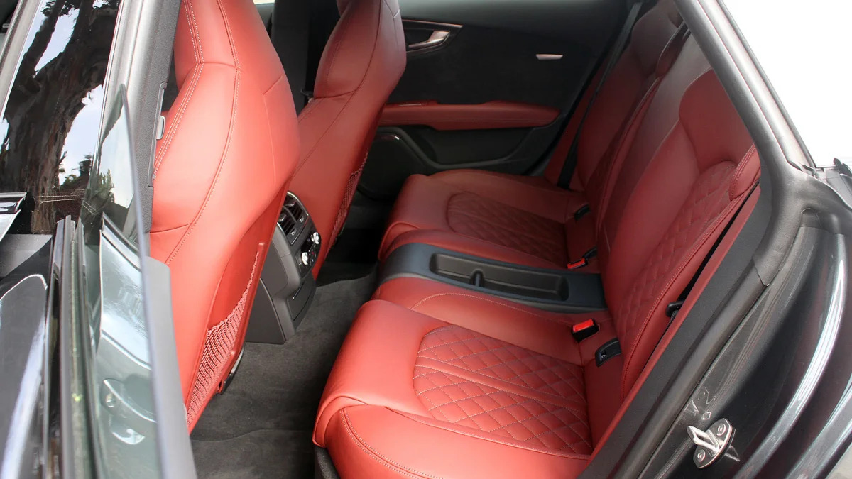 2016 Audi S7 rear seats