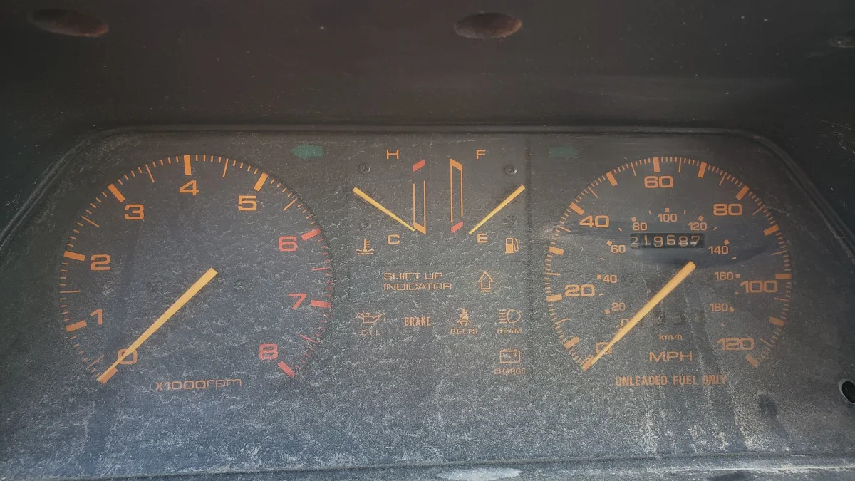 12 - 1985 Mazda 626 in Colorado Junkyard - photo by Murilee Martin