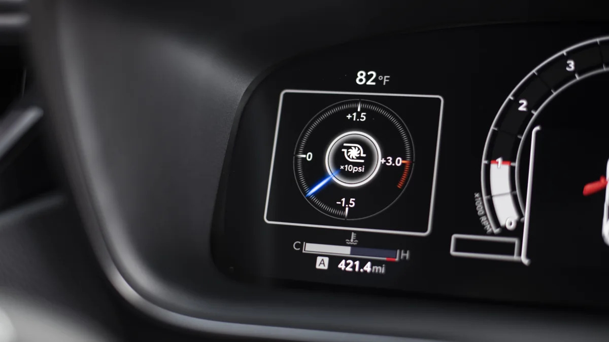 2023 Toyota GR Corolla Circuit boost gauge