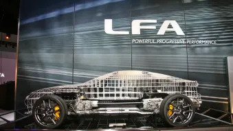 LA 2009: Lexus LFA wireframe cutaway