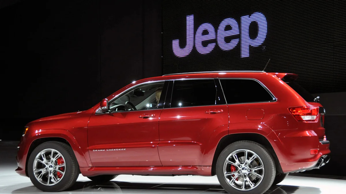 2012 Jeep Grand Cherokee SRT8 at the 2011 New York Auto Show
