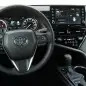 2021 Toyota Camry XSE Hybrid interior from driver seat