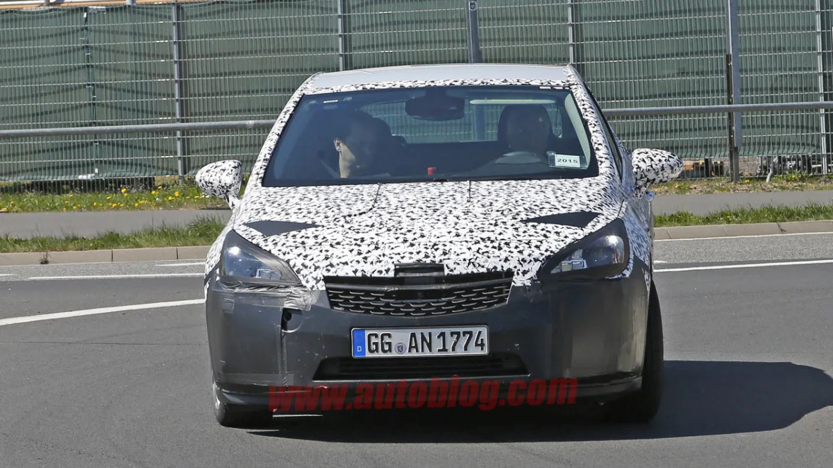 Opel Vauxhall Astra GSi prototype front germany