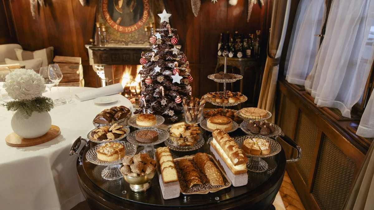 Christmas desserts at La Fourchette des Ducs
