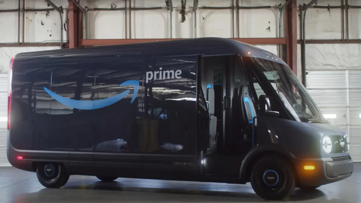 Amazon-Rivian Delivery Van