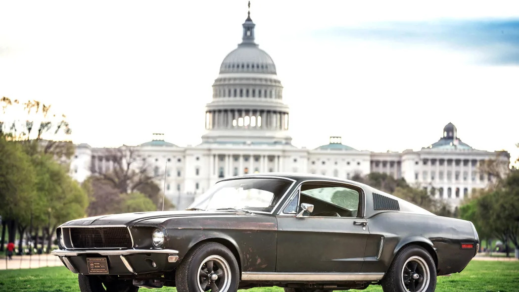 Once considered lost forever, the original 1968 Ford Mustang GT from the Warner Bros. movie âBullittâ is headed for Washington, D.C. The iconic car will be on display at the National Mall in celebration of Mustangâs 54th birthday and the 50th anniversary of âBullitt.â