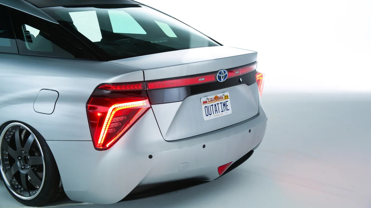 Toyota Mirai Back to the Future Concept trunk