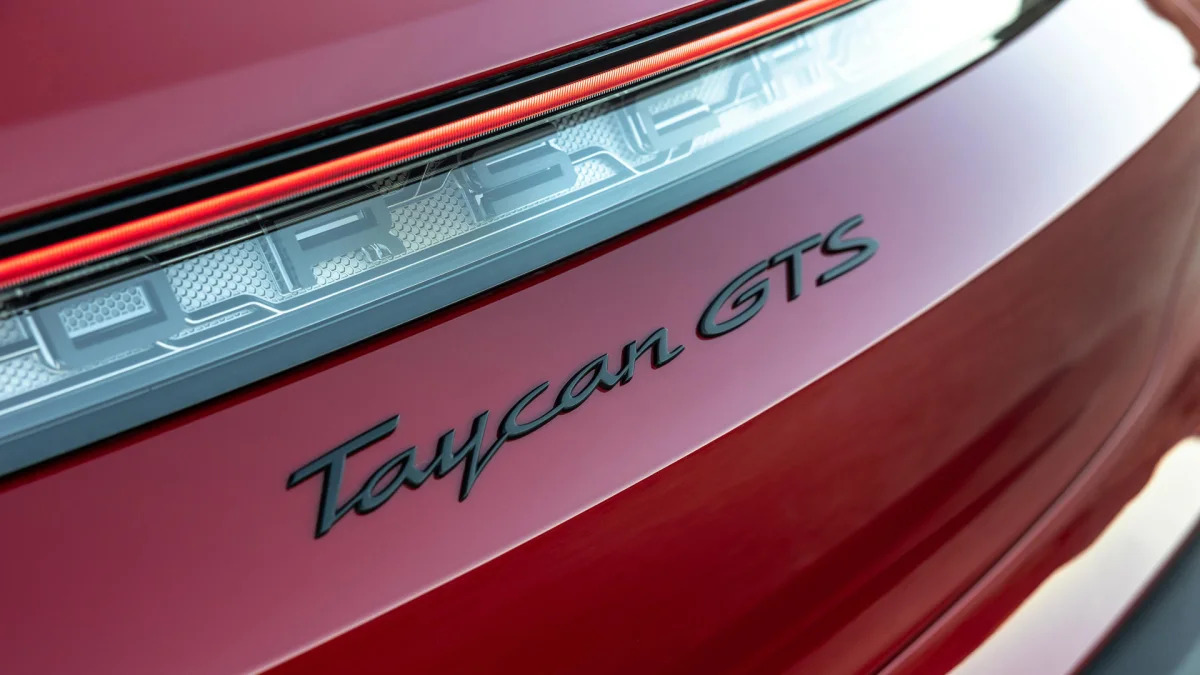 2022 Porsche Taycan GTS Sport Turismo badge