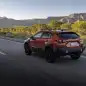 2024 Subaru Crosstrek Wilderness action rear three quarter orange