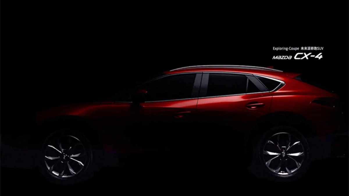 Mazda CX-4 teaser profile