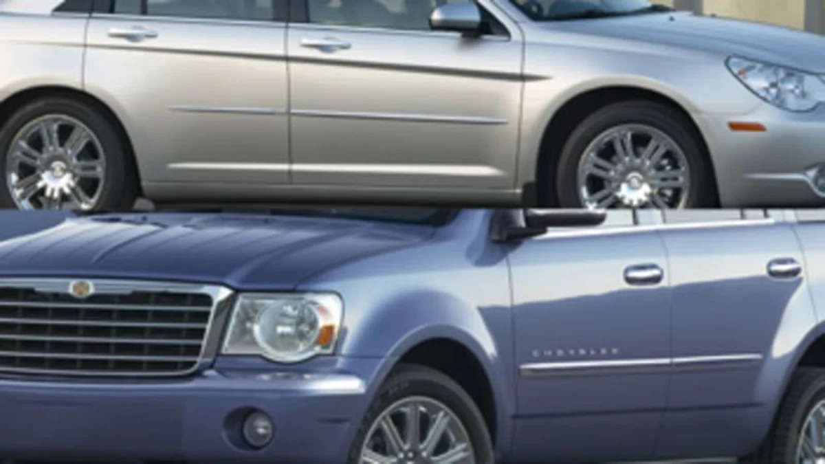 Chrysler prices Sebring sedan and Aspen SUV