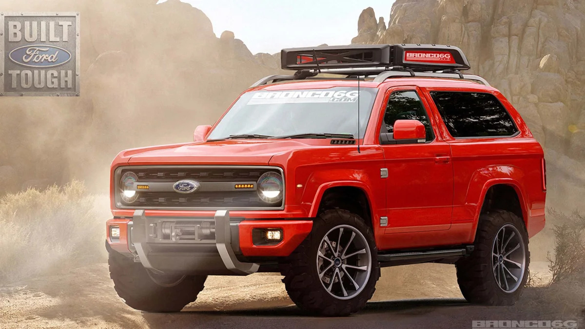 2020 ford bronco red