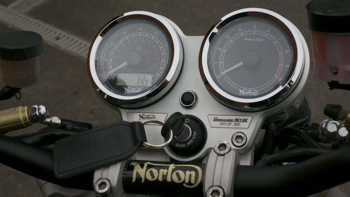 norton commando gauges