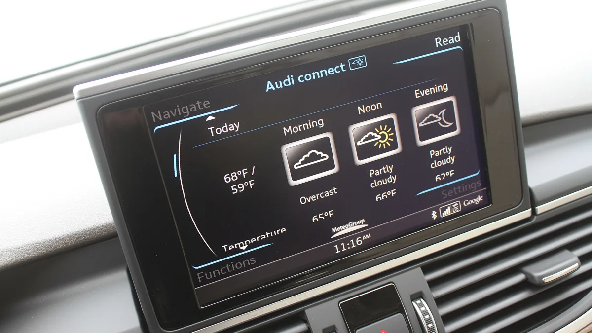 2016 Audi A6 infotainment system