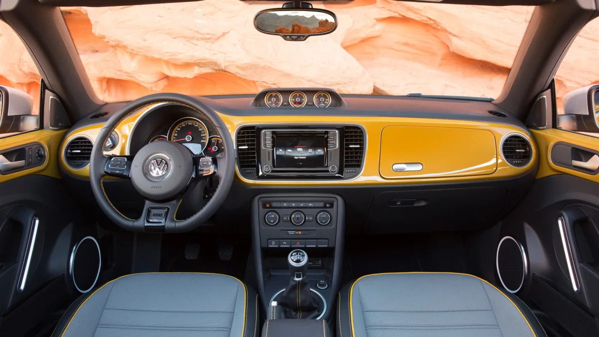 vw beetle dune convertible interior