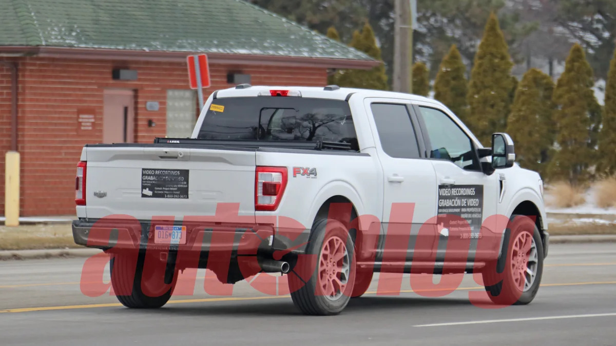 Ford F-150 magnetic paint spy shot
