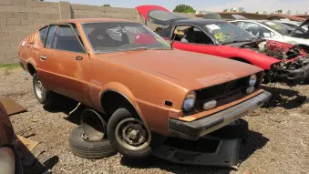 Junked 1976 Plymouth Arrow GT in Arizona wrecking yard