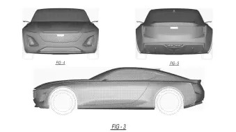 Cadillac Coupe Patent Drawings
