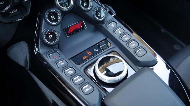 2023 Aston Martin Vantage F1 Edition center buttons