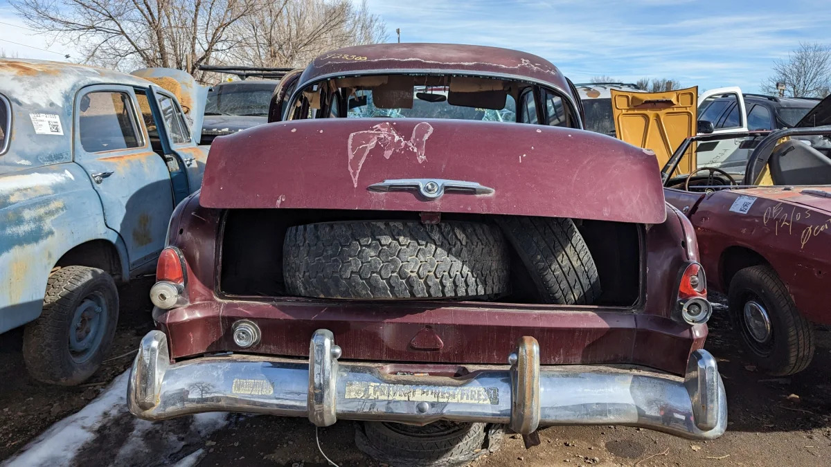 55 - 1954 Plymouth in Colorado junkyard - photo by Murilee Martin