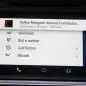 The Phone menu inside Android Auto.