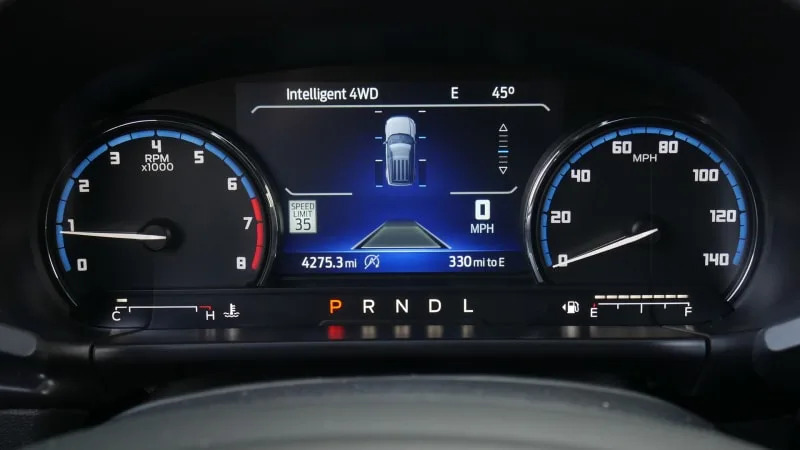 2021 Ford Bronco Sport interior gauges 4wd