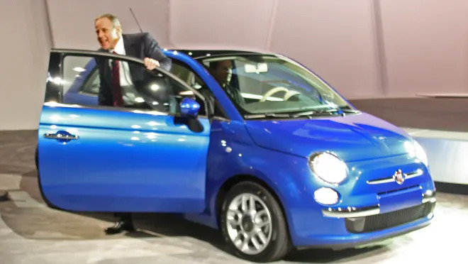 The New Fiat 500 Is on Display at the New York Auto Show for Some