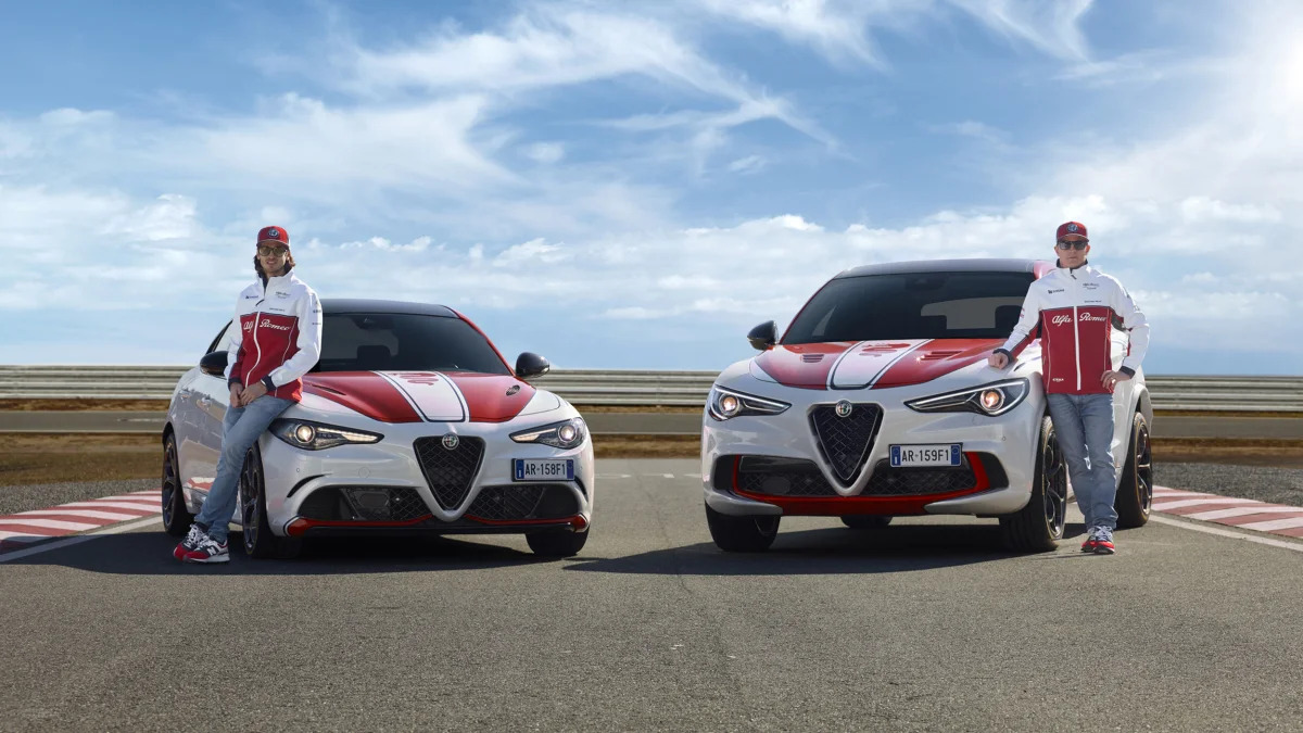 Alfa Romeo Racing Editions of the Giulia and Stelvio