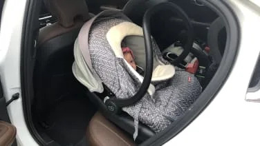 2020 Volvo S60 Child and Infant Car Seat Driveway Test