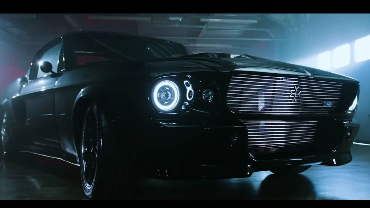 Charge electric Mustang