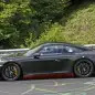 Porsche 911 spied at the Nurburgring side
