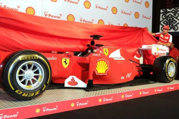 Lego Ferrari F1 race car