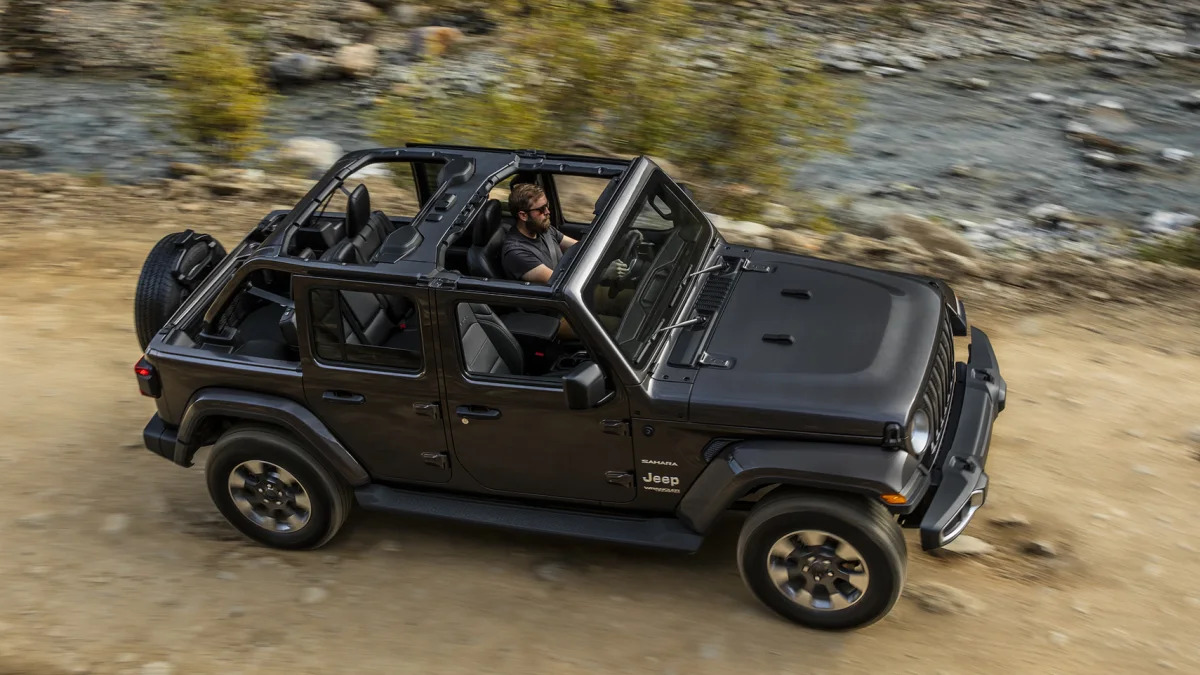 2018 Jeep Wrangler Unlimited driving off-road
