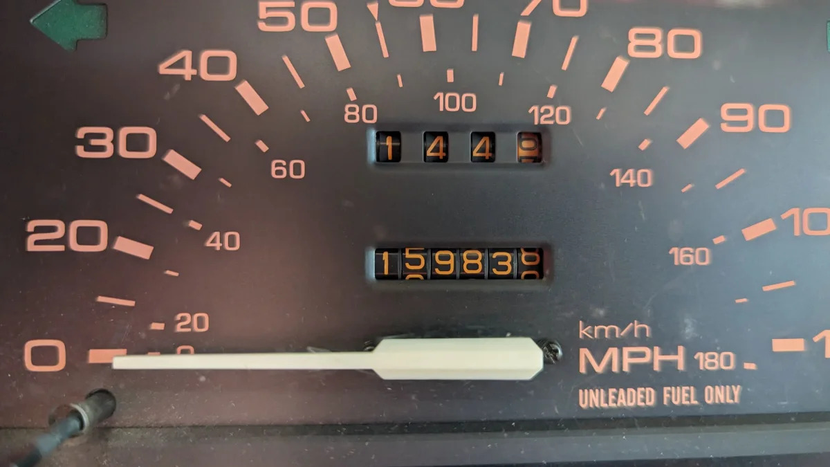 17 - 1987 Mazda B2000 truck in Colorado junkyard - photo by Murilee Martin