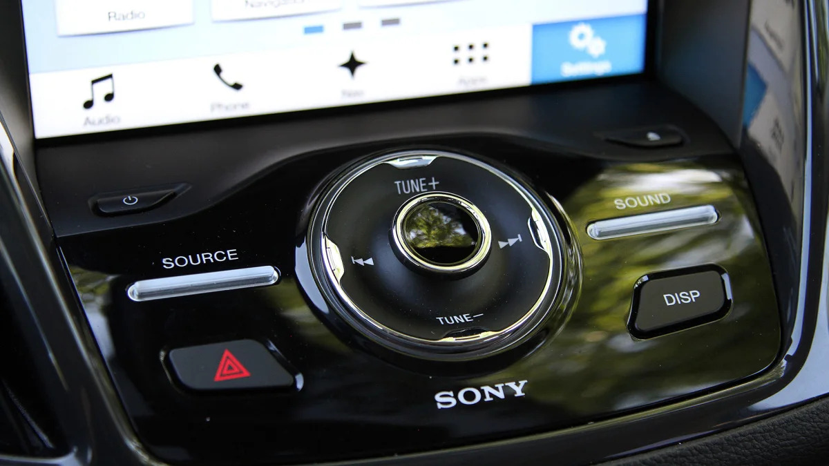 2017 Ford Escape audio system controls