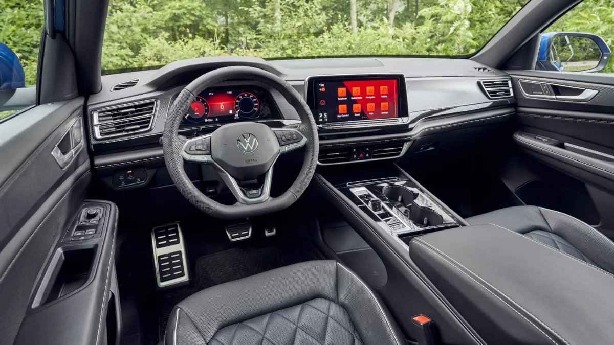 2024 Volkswagen Atlas CrossSport interior from driver