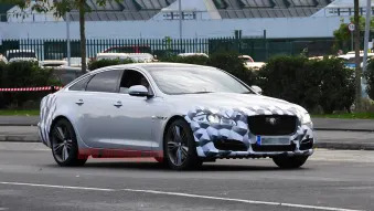 Jaguar XJ facelift spy shots