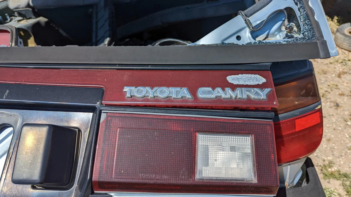 37 - 1987 Toyota Camry Station Wagon in Wyoming junkyard - Photo by Murilee Martin