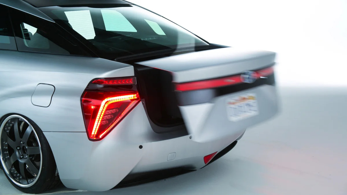 Toyota Mirai Back to the Future Concept trunk open