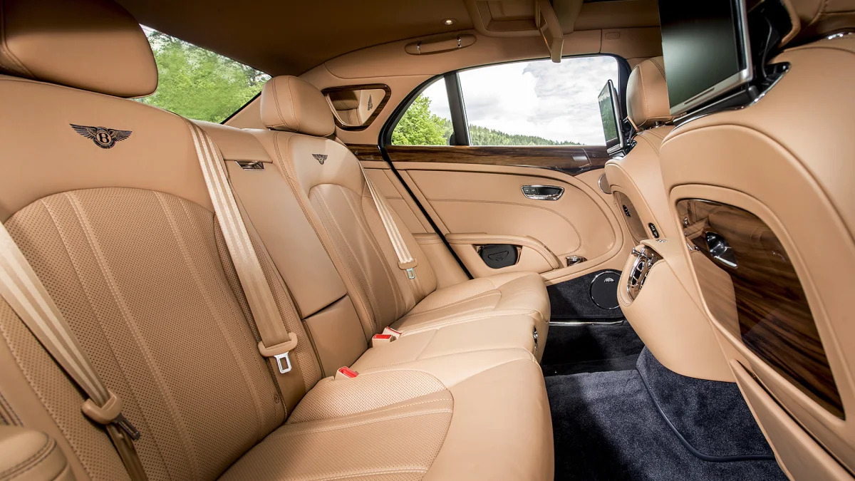 2017 Bentley Mulsanne rear seats