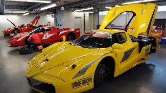 Ferrari FXXs in the Miller Motorsports Park Garages